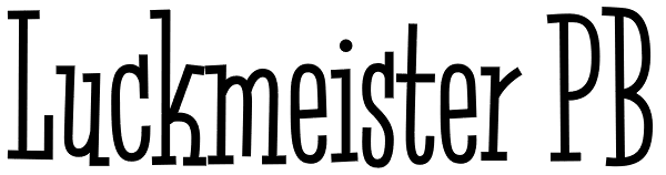 Luckmeister PB Font