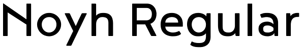 Noyh Regular Font