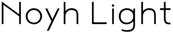 Noyh Light Font