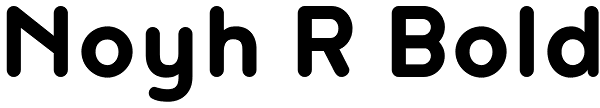 Noyh R Bold Font