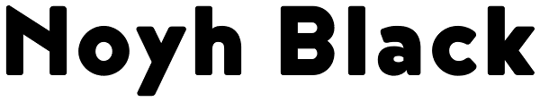 Noyh Black Font