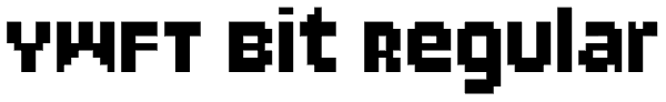 YWFT Bit Regular Font