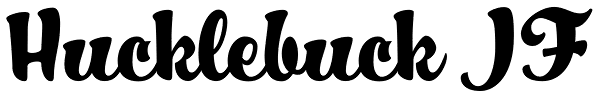 Hucklebuck JF Font