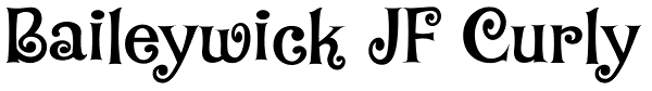 Baileywick JF Curly Font