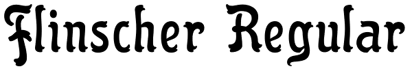 Flinscher Regular Font