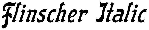 Flinscher Italic Font