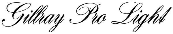 Gillray Pro Light Font