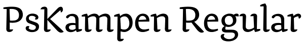 PsKampen Regular Font