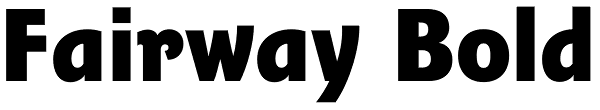 Fairway Bold Font