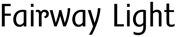 Fairway Light Font