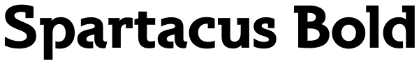 Spartacus Bold Font