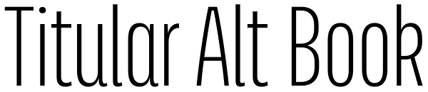 Titular Alt Book Font