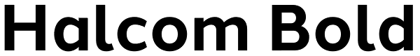 Halcom Bold Font