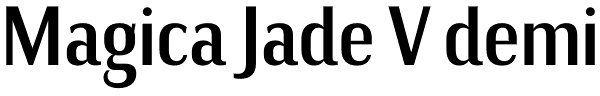 Magica Jade V demi Font