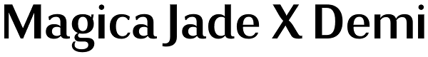 Magica Jade X Demi Font