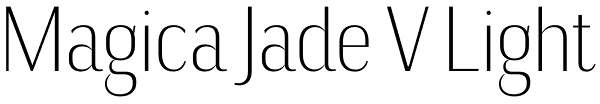 Magica Jade V Light Font