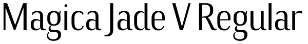 Magica Jade V Regular Font