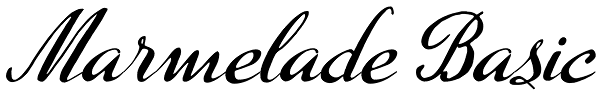 Marmelade Basic Font