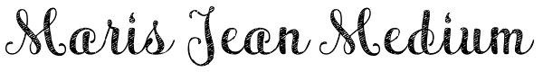 Maris Jean Medium Font