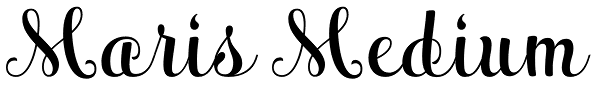 Maris Medium Font