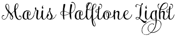 Maris Halftone Light Font