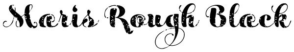 Maris Rough Black Font