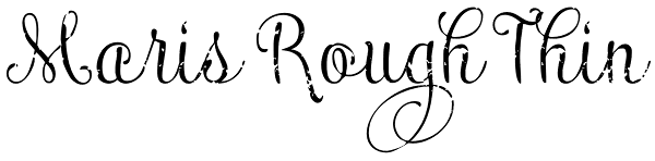 Maris Rough Thin Font