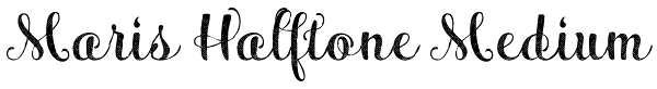 Maris Halftone Medium Font