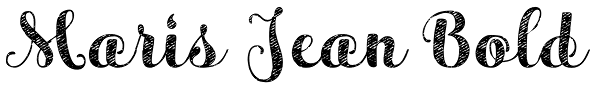 Maris Jean Bold Font