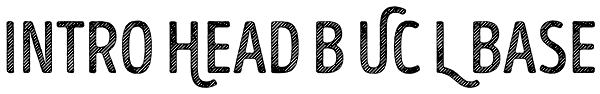 Intro Head B UC L Base Font