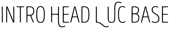 Intro Head L UC Base Font