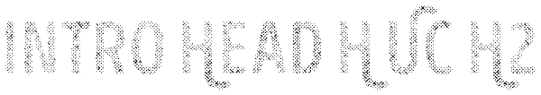 Intro Head H UC H2 Font