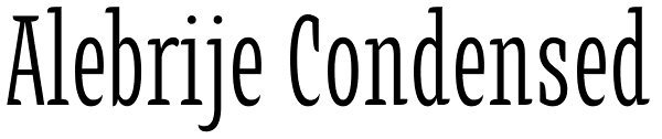 Alebrije Condensed Font