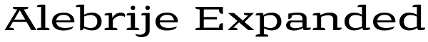 Alebrije Expanded Font