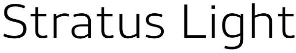 Stratus Light Font