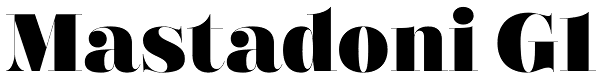 Mastadoni G1 Font