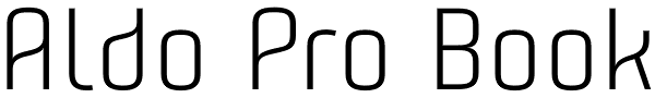 Aldo Pro Book Font