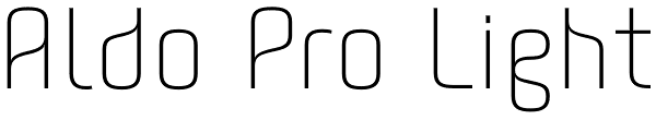 Aldo Pro Light Font