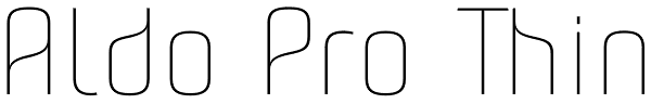 Aldo Pro Thin Font