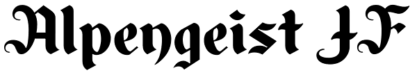 Alpengeist JF Font