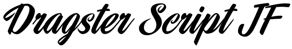 Dragster Script JF Font