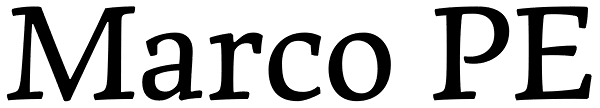 Marco PE Font