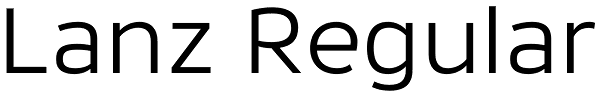 Lanz Regular Font