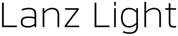 Lanz Light Font