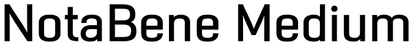 NotaBene Medium Font