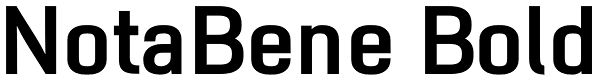 NotaBene Bold Font