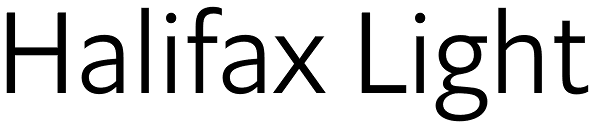 Halifax Light Font