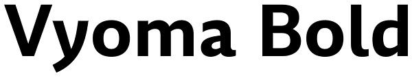 Vyoma Bold Font