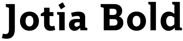 Jotia Bold Font