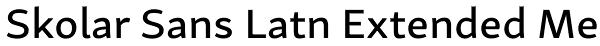 Skolar Sans Latn Extended Me Font